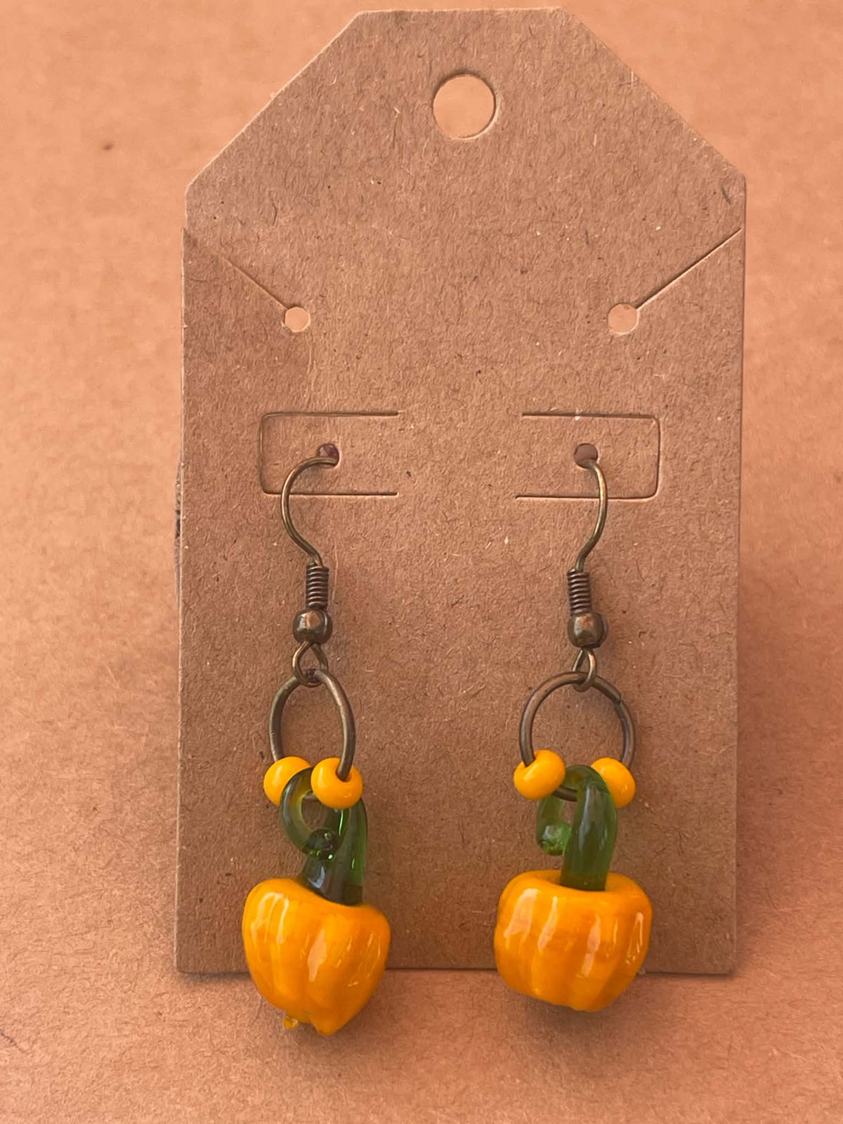 Short Pumpkin Earrings