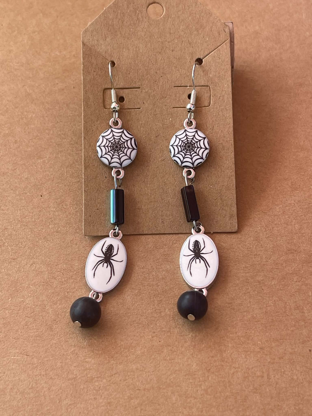 Spider & Web Earrings