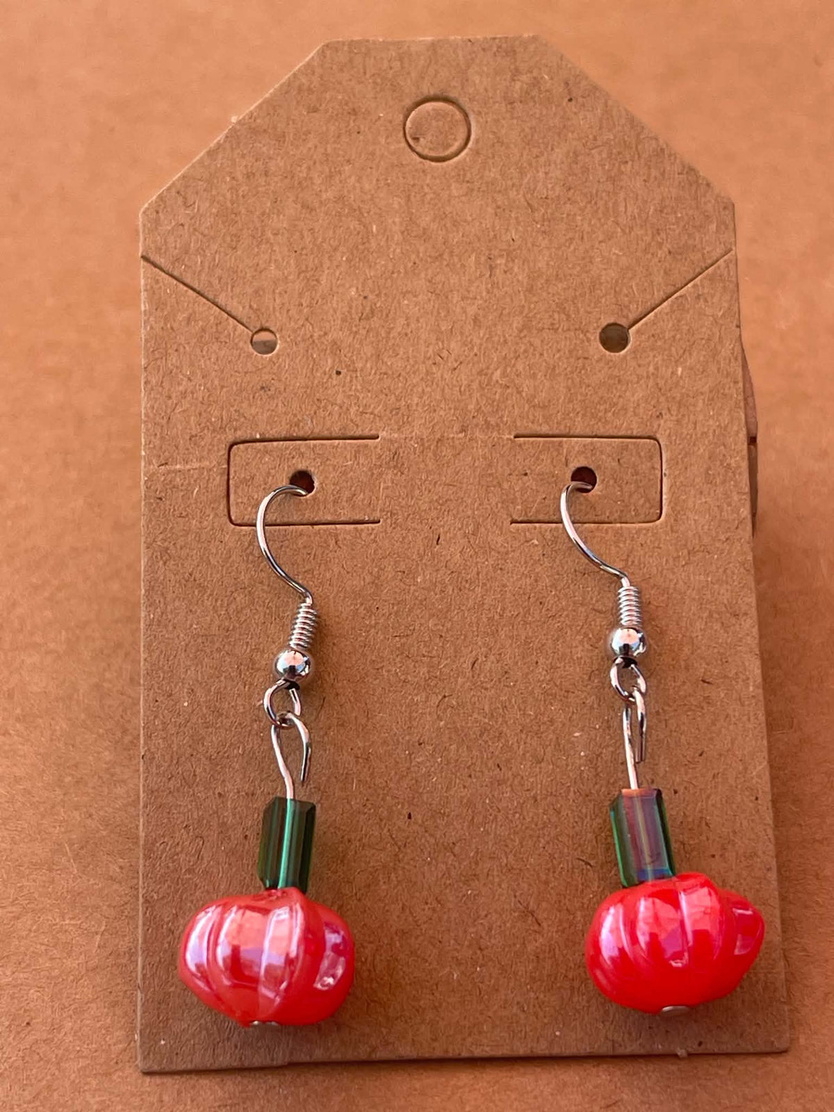 Short Pumpkin Earrings