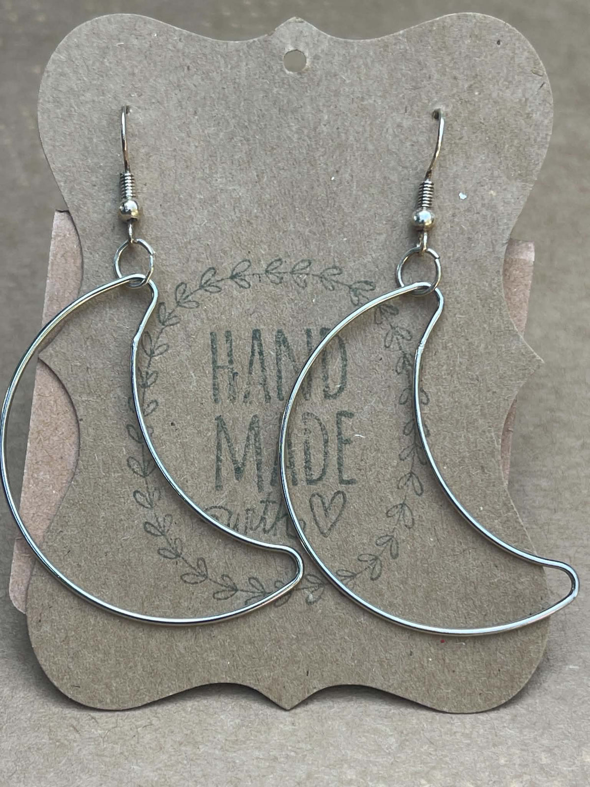 Silver Moon Earrings