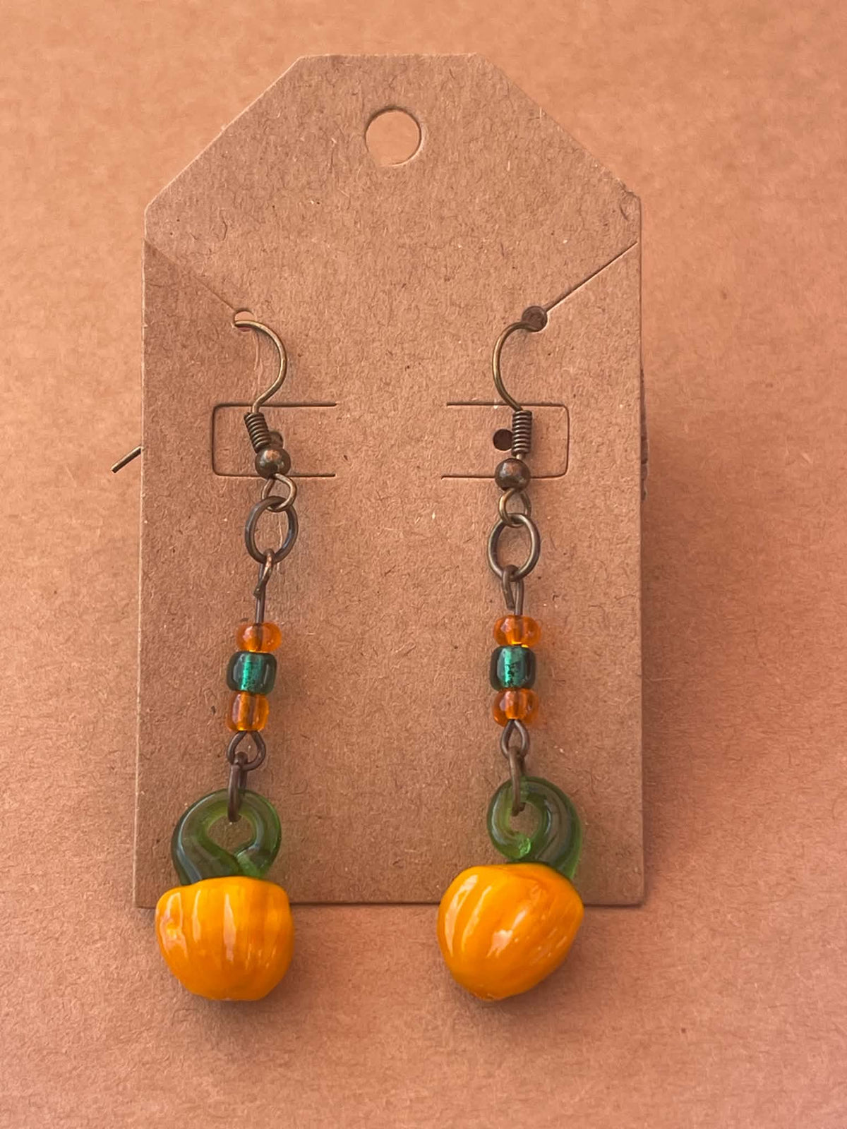 Pumpkin Earrings