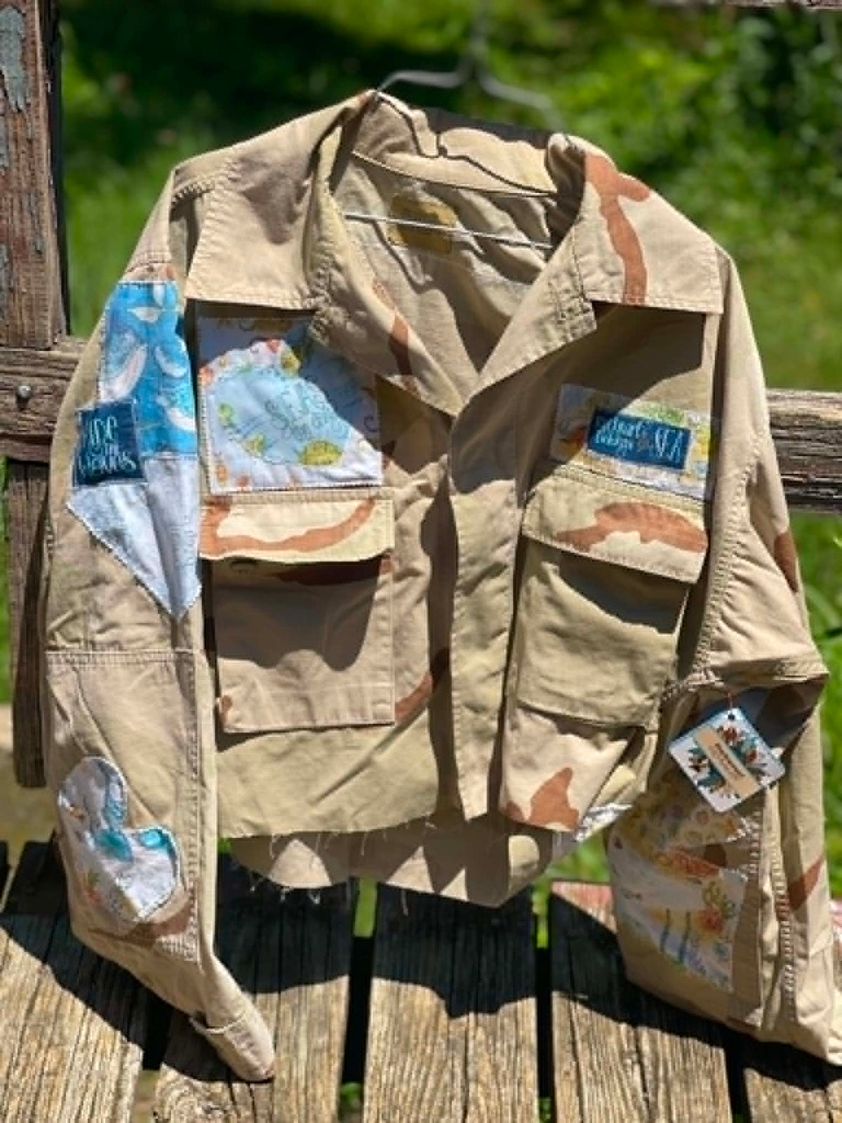 Upcycled Military Jacket - Large