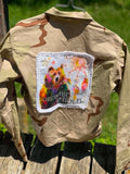 Upcycled Military Jacket - Small