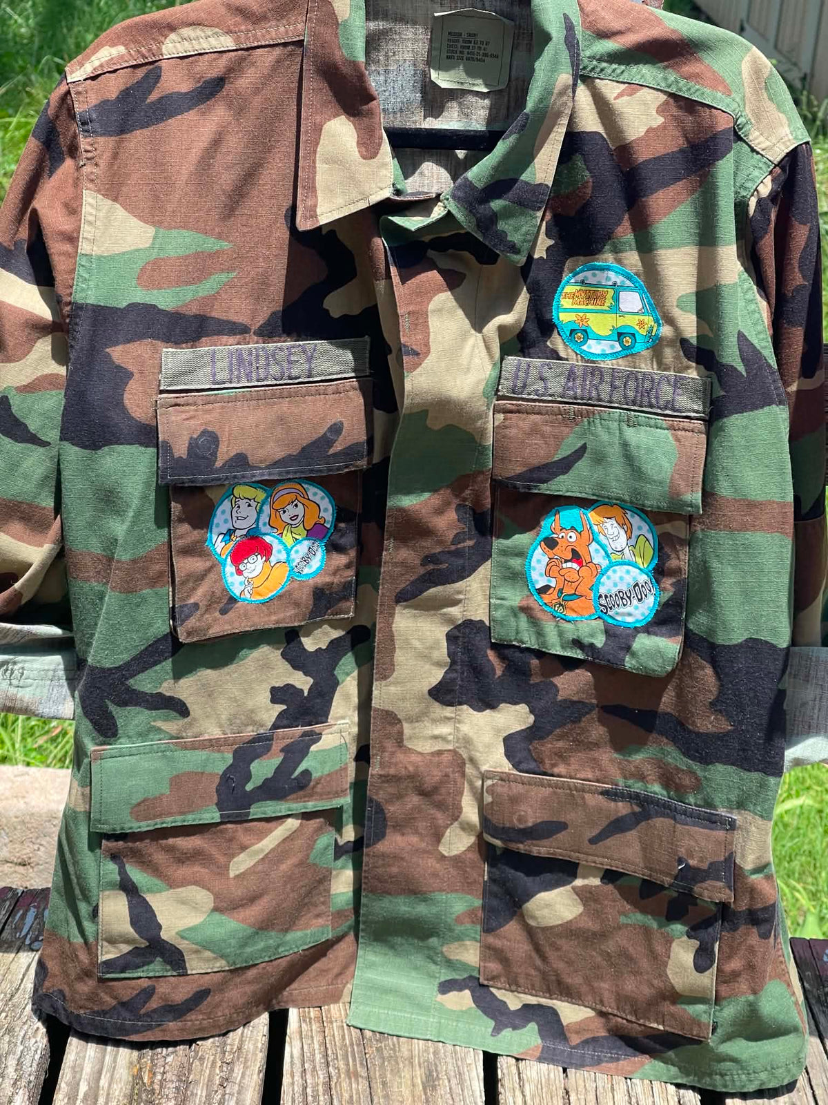 Upcycled Military Jacket - Medium