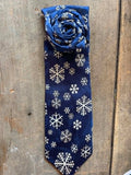 Upcycled Tie Necklaces  - Winter