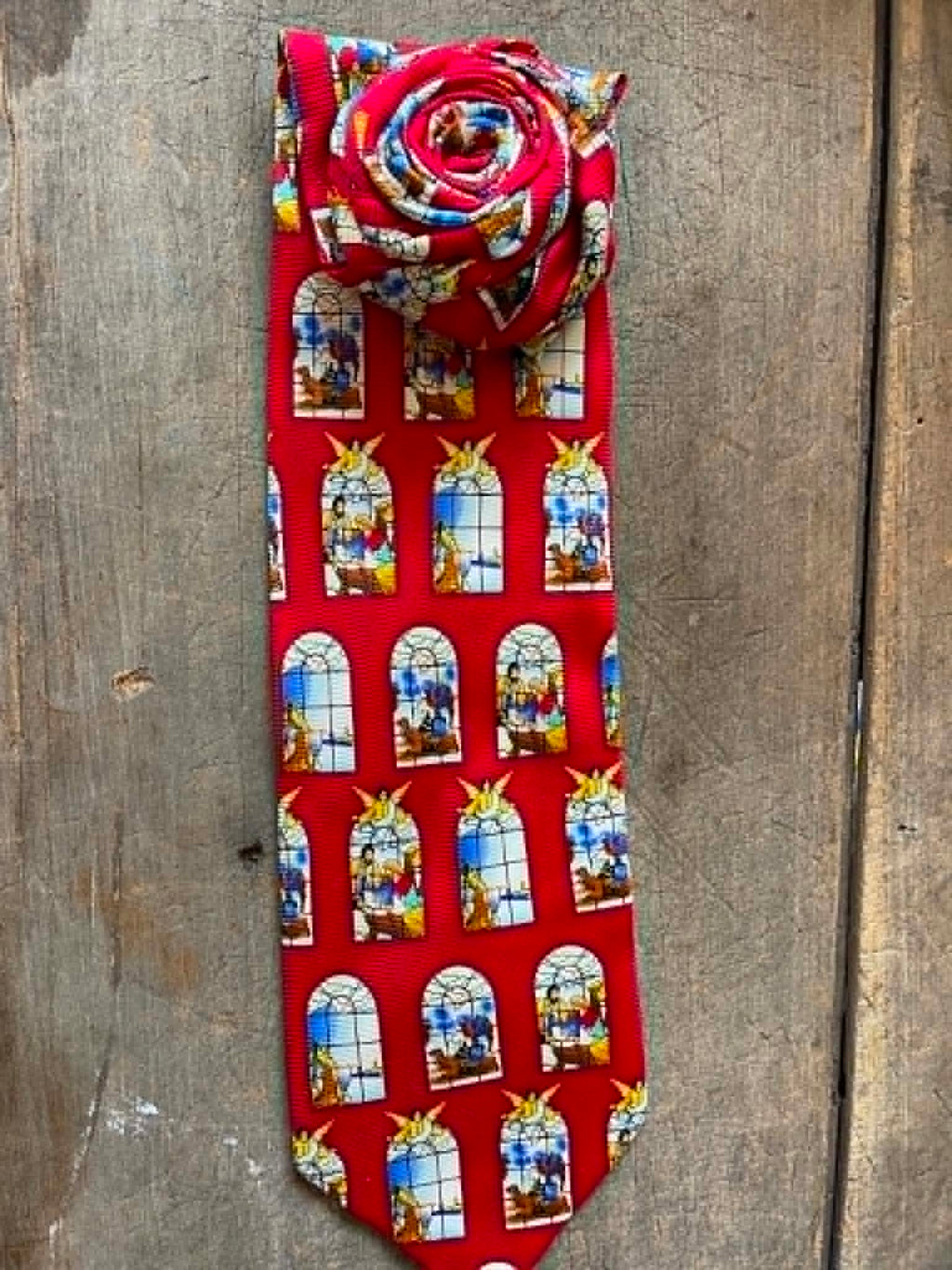 Upcycled Tie Necklaces  - Christmas