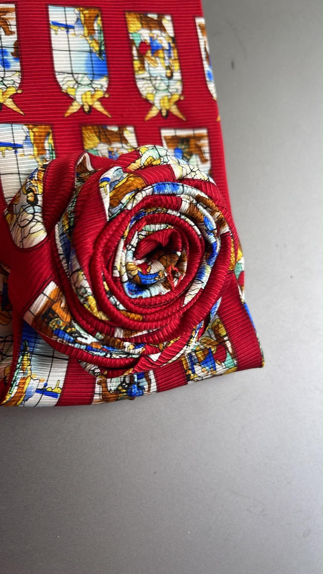 Upcycled Tie Necklaces  - Christmas