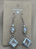 Geometric with Sparkle Earrings