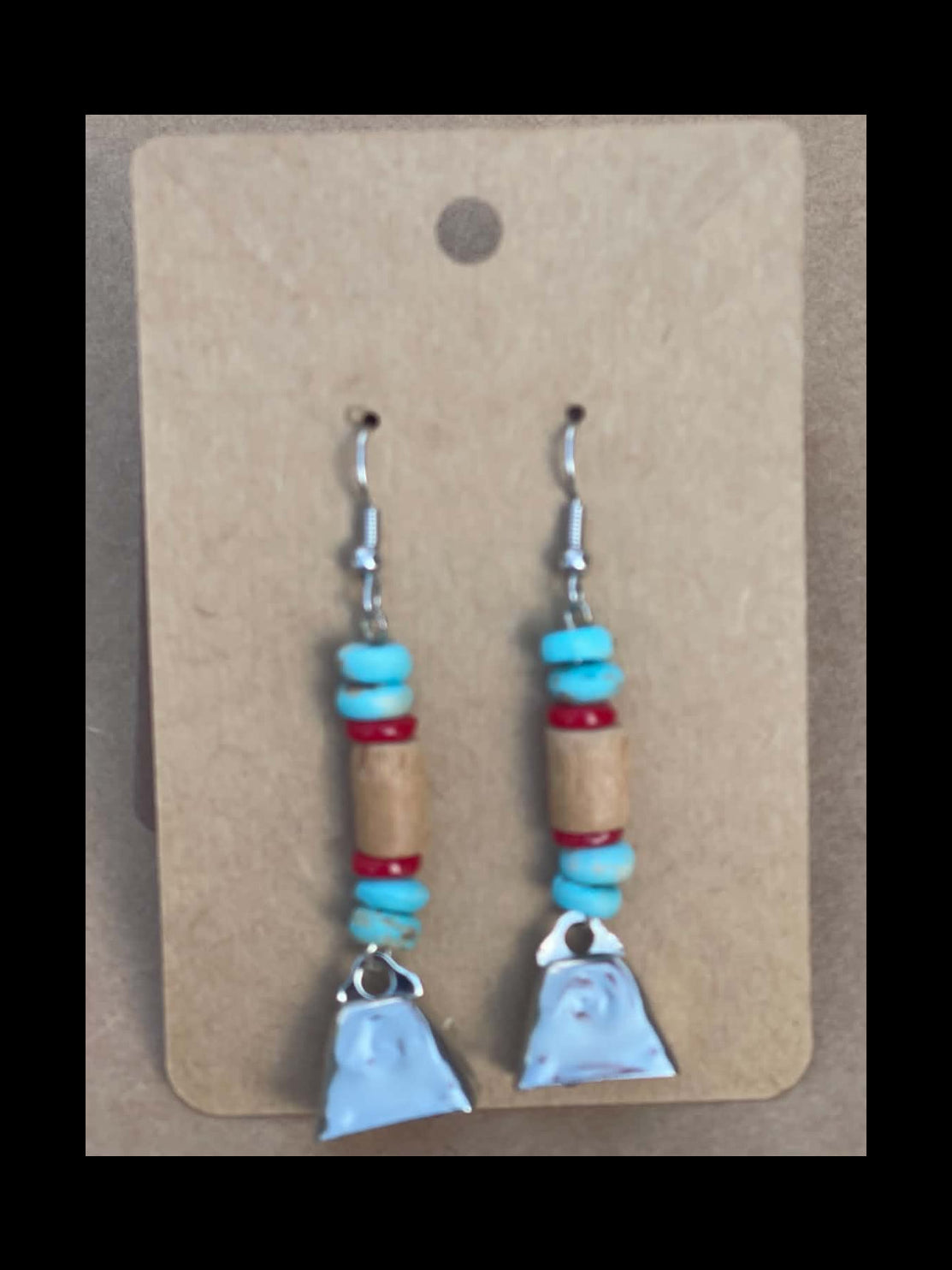 Cowbell Earrings